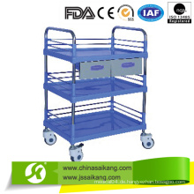 Edelstahl-Trolley mit ABS-Regalen (CE / FDA / ISO)